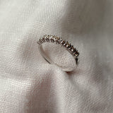 Half Hoop Diamond Ring