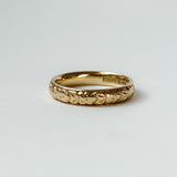 Vintage Orange Blossom Wedding Ring