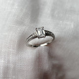Deco Regent Diamond Ring