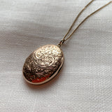 Edwardian Etched Locket