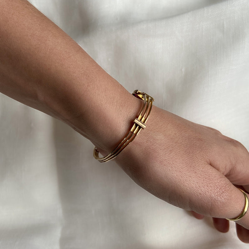 Edwardian Garnet Bangle