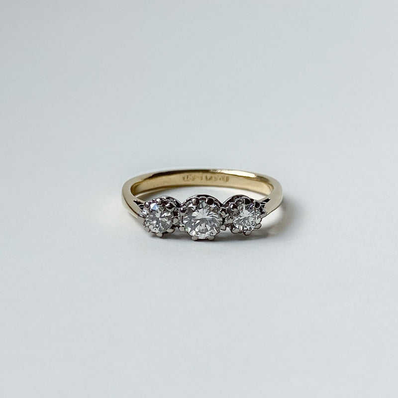 Vintage Diamond Trilogy Ring