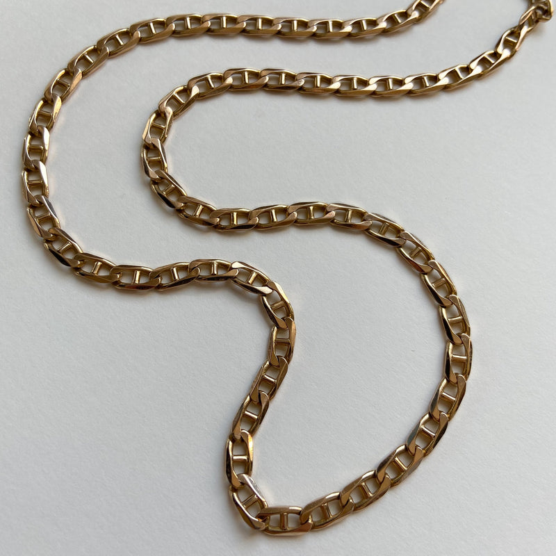 Vintage Fancy Curb Necklace