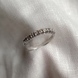 Half Hoop Diamond Ring