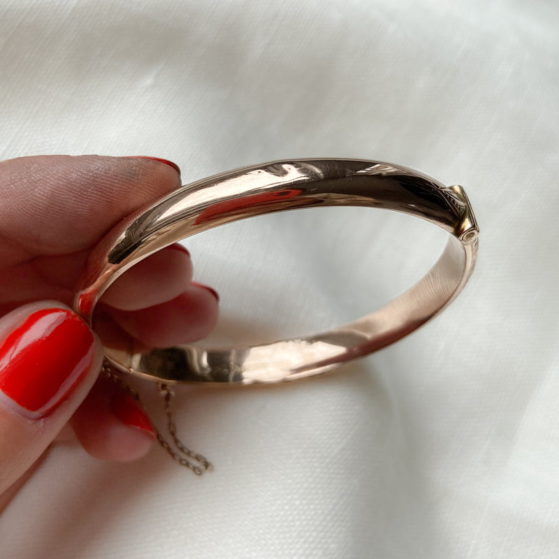 Victorian Etched Bangle