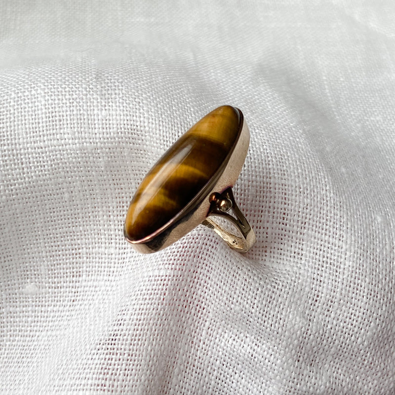 Tigers Eye Temptress Ring