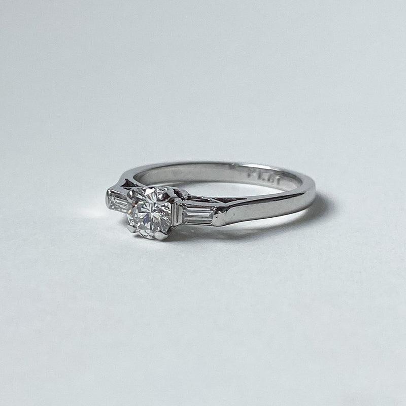 Empire Deco Engagement Ring