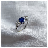 Grande Sapphire Trilogy Ring