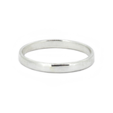 Modern Wedding Ring - 2mm Polished Finish