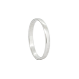 Modern Wedding Ring - 2mm Matte Finish