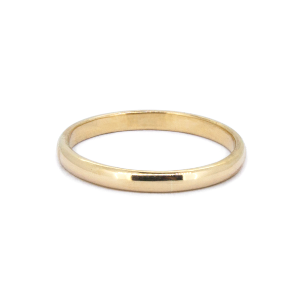 Traditional Wedding Ring - 2mm Matte Finish