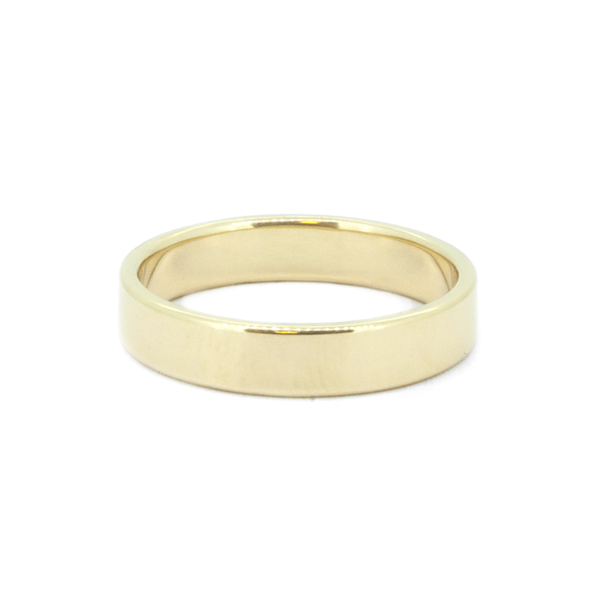 Modern Men's Wedding Ring - 4mm