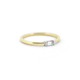 Deco Diamond Baguette Ring