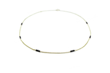 Onyx Grace Necklace - 9ct Gold