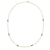 Onyx Grace Necklace - 9ct Gold