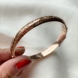 Victorian Etched Bangle