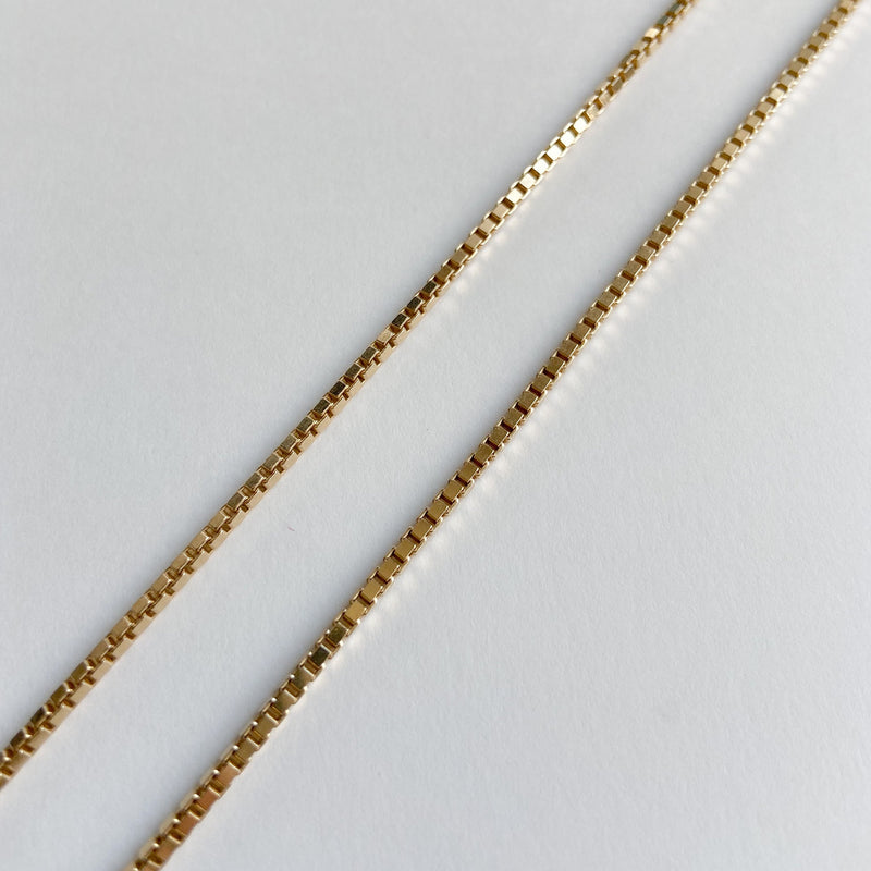 Vintage Long Box Chain