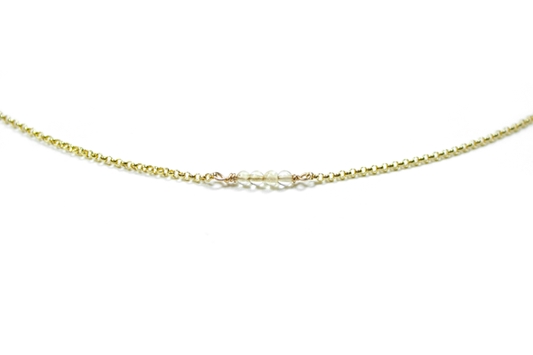 Citrine Grace Necklace - 9ct Gold