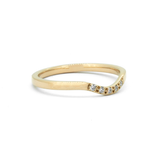 Diamond Curve Ring