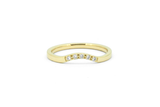 Diamond Curve Ring