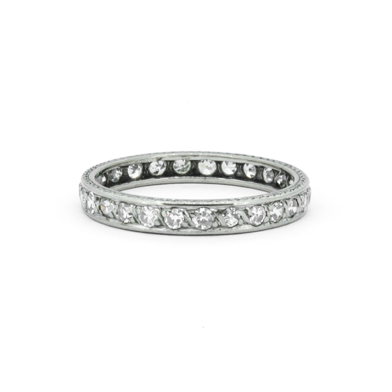 Deco Diamond Eternity Ring
