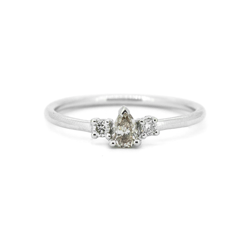 The Champagne Aurora Ring