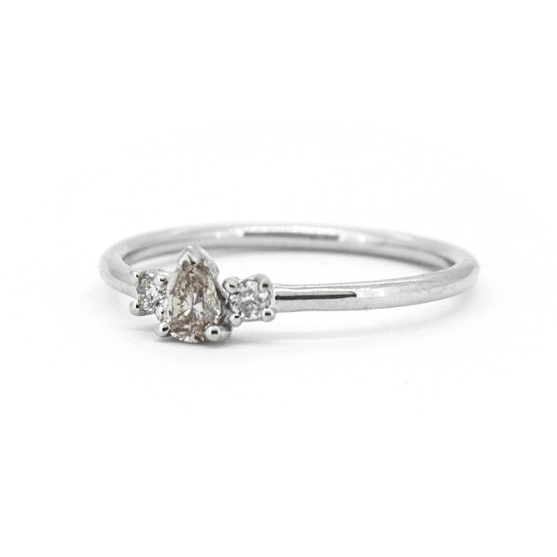The Champagne Aurora Ring