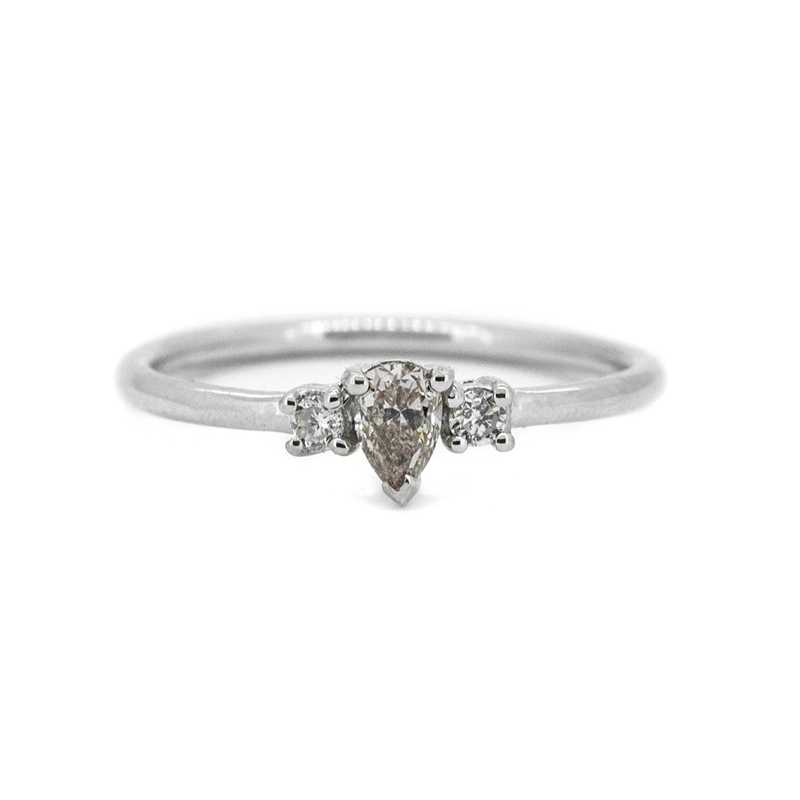 The Champagne Aurora Ring