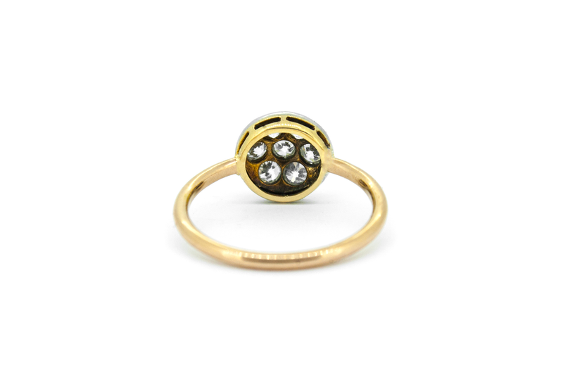 Diamond Pave Disc Ring