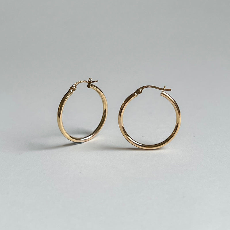 Skinny Hoop Earrings