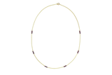 Garnet Grace Necklace - 9ct Gold