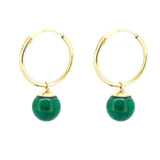 Grace Malachite Earrings