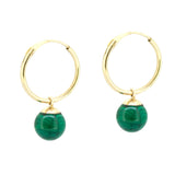 Grace Malachite Earrings