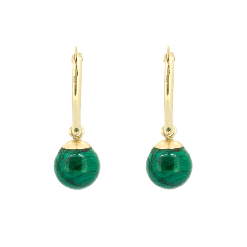 Grace Malachite Earrings