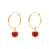 Grace Cornelian Earrings