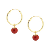 Grace Cornelian Earrings