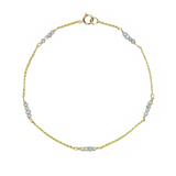 Grey Pearl Grace Bracelet - 9ct Gold