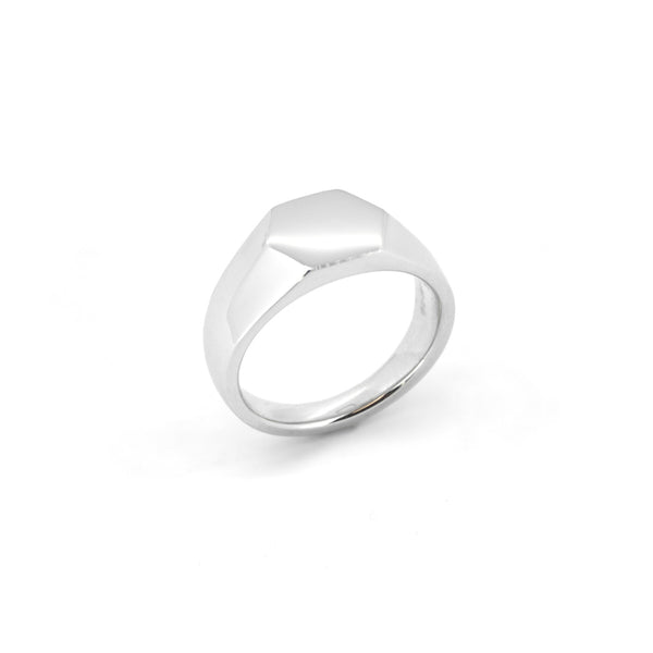 Hexagon Signet Ring