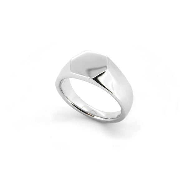 Hexagon Signet Ring