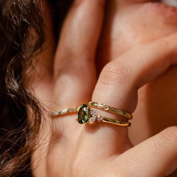 Orange Blossom Wedding Ring