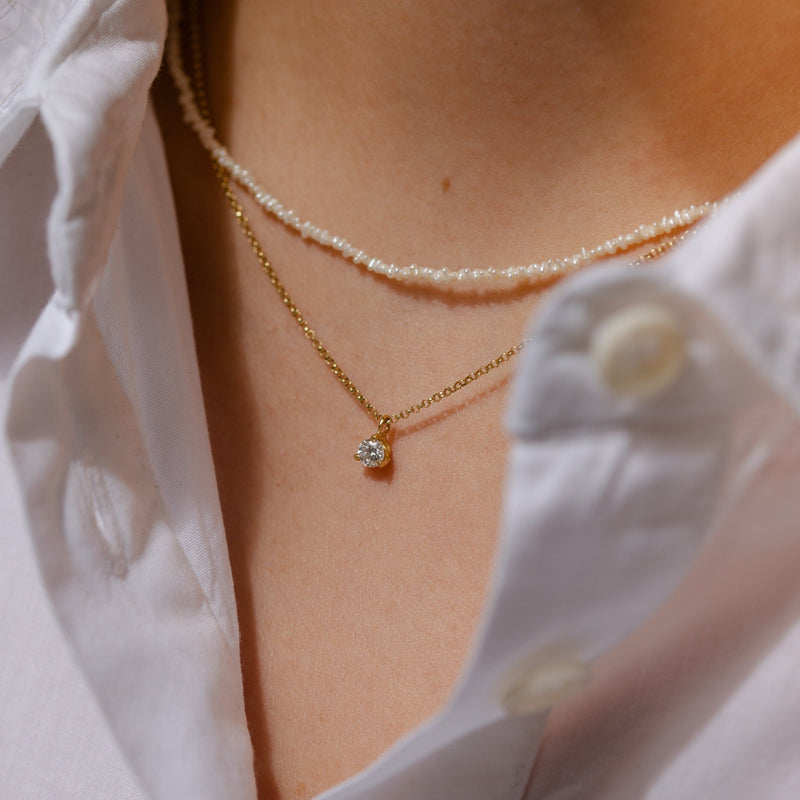 Estella Teal Sapphire Necklace