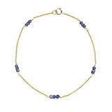 Iolite Grace Bracelet - 9ct Gold