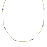 Iolite Grace Necklace - 9ct Gold