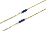 Lapis Lazuli Grace Necklace - 9ct Gold