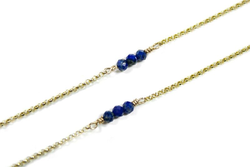 Lapis Lazuli Grace Bracelet - 9ct Gold
