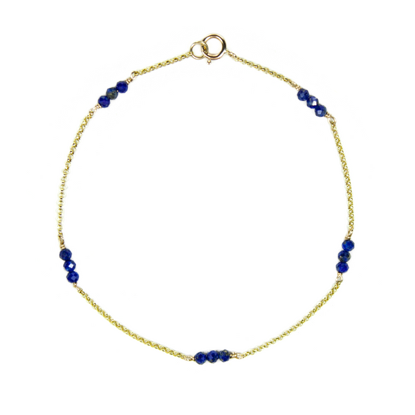 Lapis Lazuli Grace Bracelet - 9ct Gold