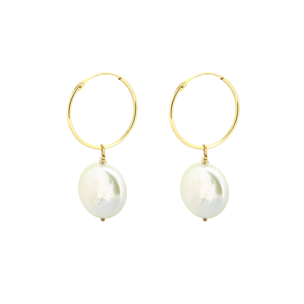 Grace Lunar Pearl Earrings