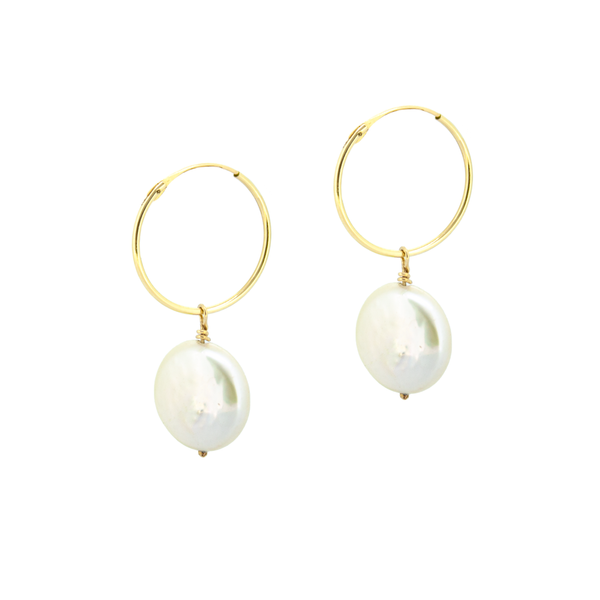 Grace Lunar Pearl Earrings