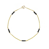 Onyx Grace Bracelet - 9ct Gold