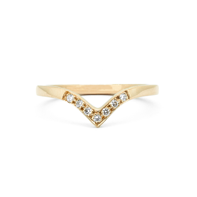 Diamond Point Ring